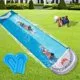 Lavinya Slip Splash and Slide Water Slides (18ft) for Kids Adults Water Games With Outdoor Splash Sprint Racing Inflatable waterslides with Crash Pad