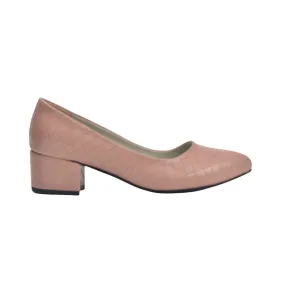 Light Pink Basic Heeled Shoe