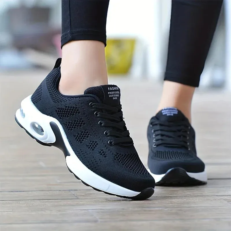 Lightweight Women’s Breathable Running Shoes | Non-Slip Air Cushion Sneakers for Training, Walking & Tennis - Perfect Gift for Her