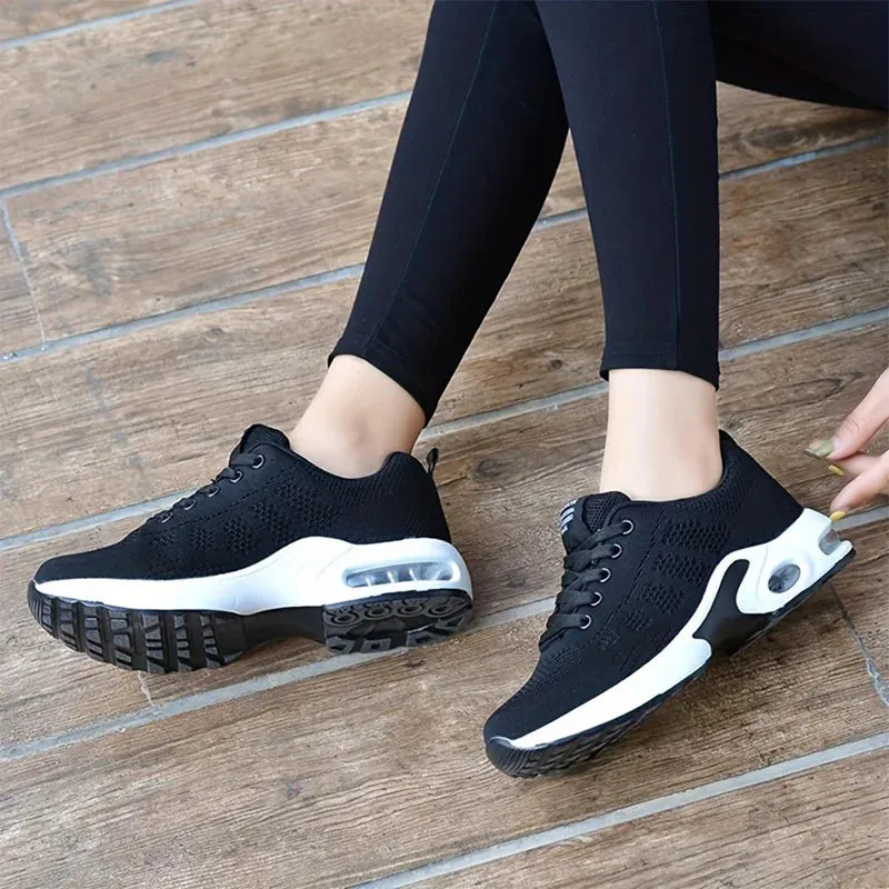 Lightweight Women’s Breathable Running Shoes | Non-Slip Air Cushion Sneakers for Training, Walking & Tennis - Perfect Gift for Her