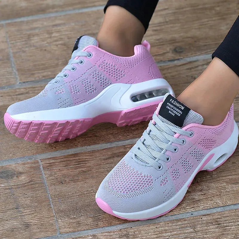 Lightweight Women’s Breathable Running Shoes | Non-Slip Air Cushion Sneakers for Training, Walking & Tennis - Perfect Gift for Her