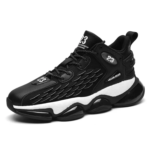 Men Basketball Shoes Mesh Breathable Cushioning Non-Slip