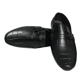 Men Premium Quality Faux Leather Shoe Black