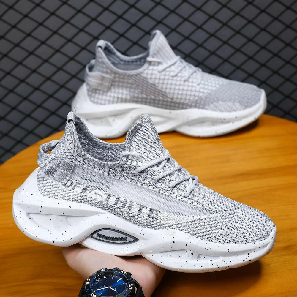 Men's Lightweight Breathable Sports Shoes - Casual and Fashionable