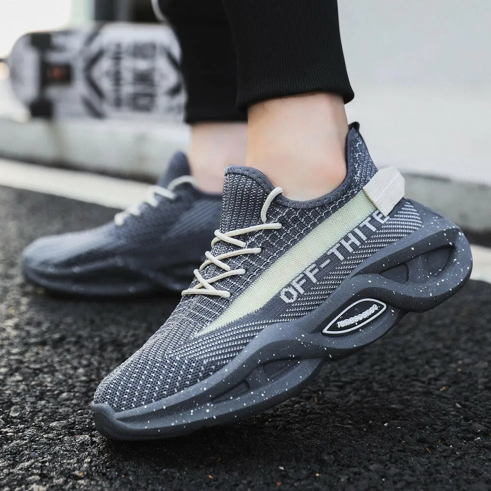 Men's Lightweight Breathable Sports Shoes - Casual and Fashionable