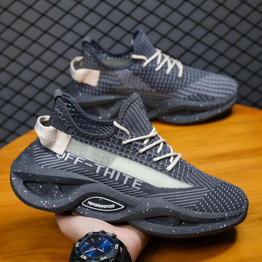 Men's Lightweight Breathable Sports Shoes - Casual and Fashionable