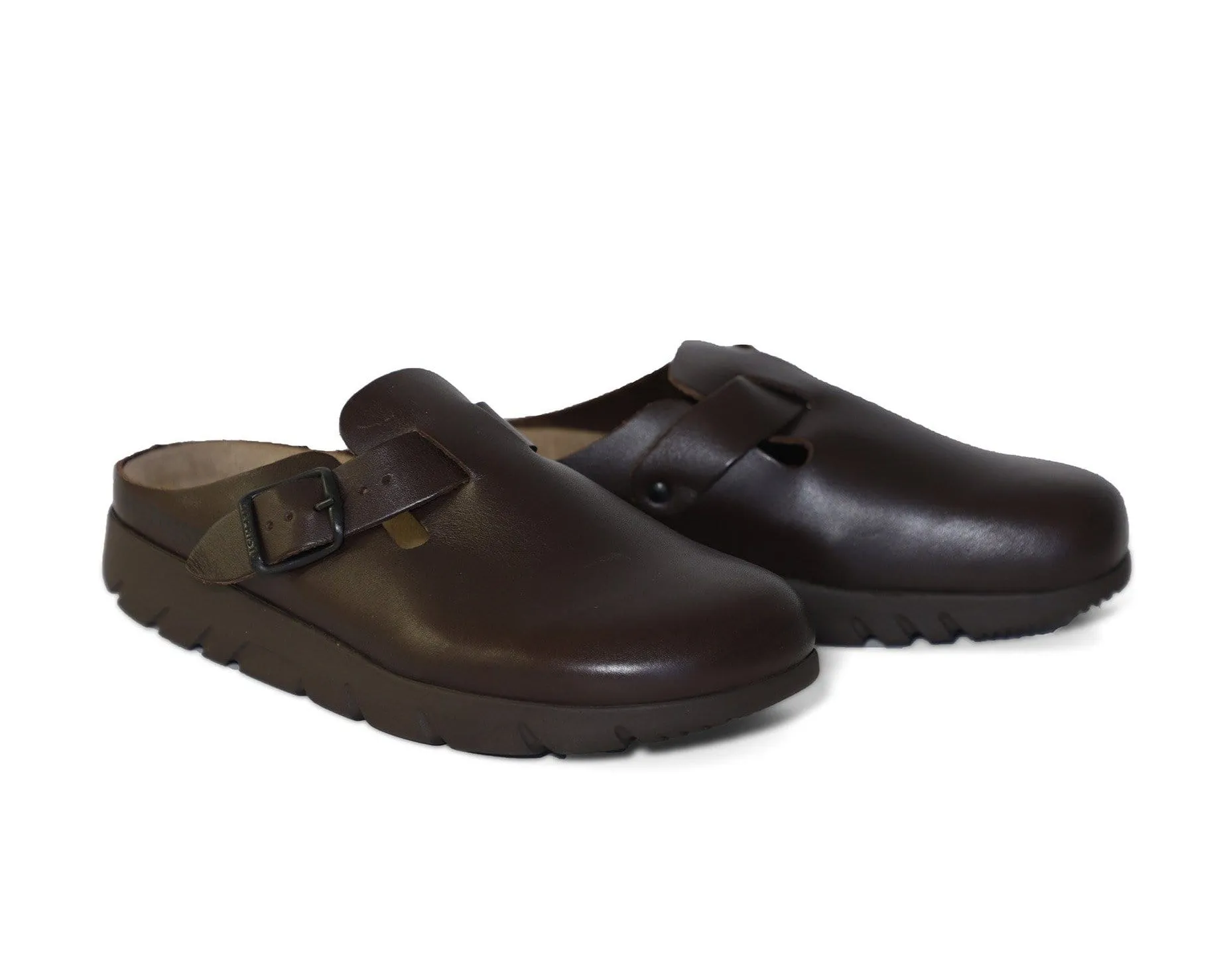 Mephisto Unisex Zaverio Fit Clogs- Chestnut