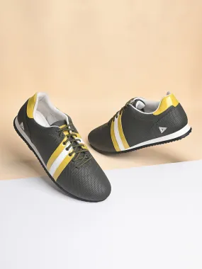 Mexican Green Fashion Color Blocked Lace-Up Sneaker