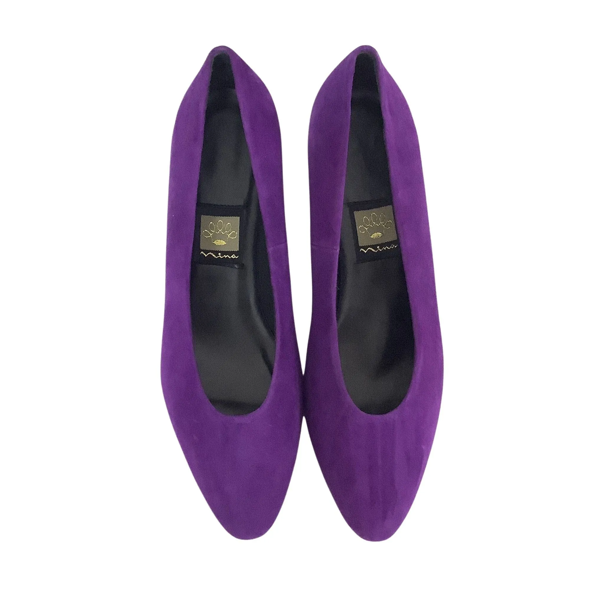 Nina Vintage Purple Heels
