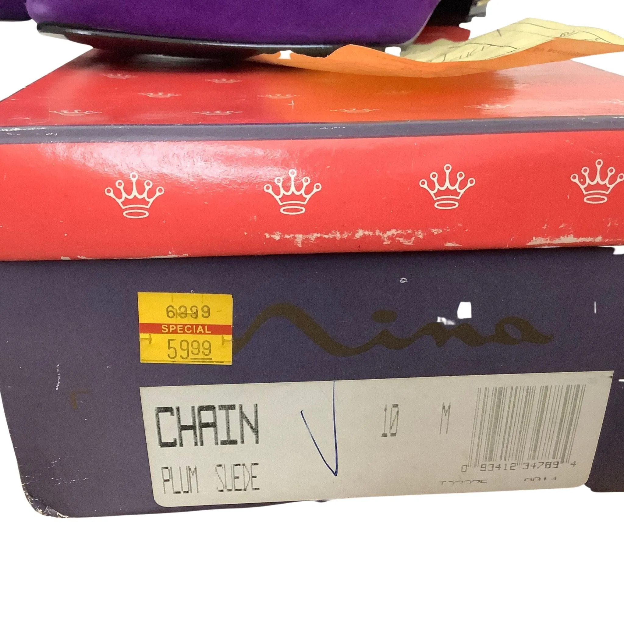 Nina Vintage Purple Heels