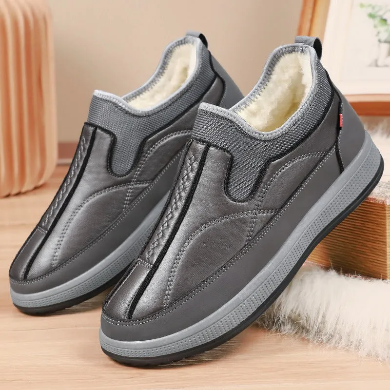 ORTHOSHEAR | MEN'S ORTHOPAEDIC SLIP-ON WINTER SHOES WITH FLEECE LINING