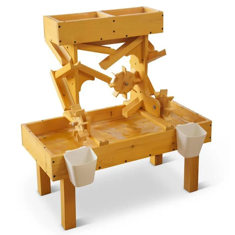 Outdoor Wooden Water Table For Kids, Toddlers