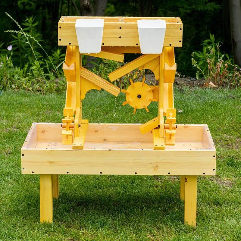 Outdoor Wooden Water Table For Kids, Toddlers