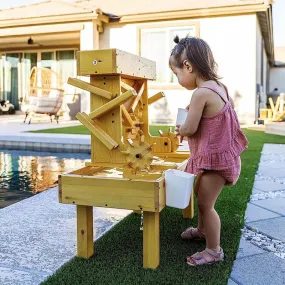 Outdoor Wooden Water Table For Kids, Toddlers