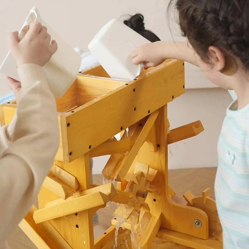 Outdoor Wooden Water Table For Kids, Toddlers