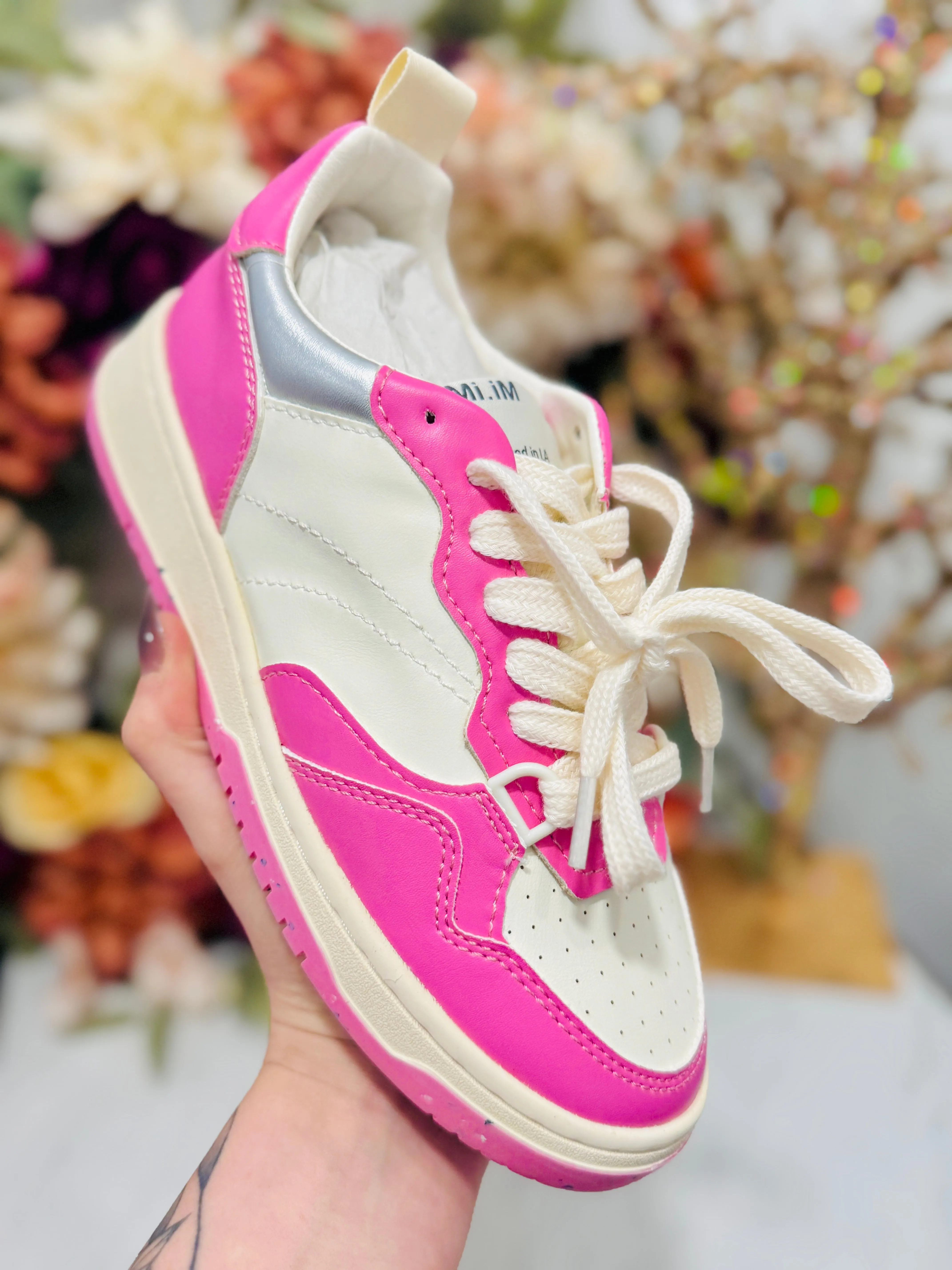Paige Pink Tennis Shoes