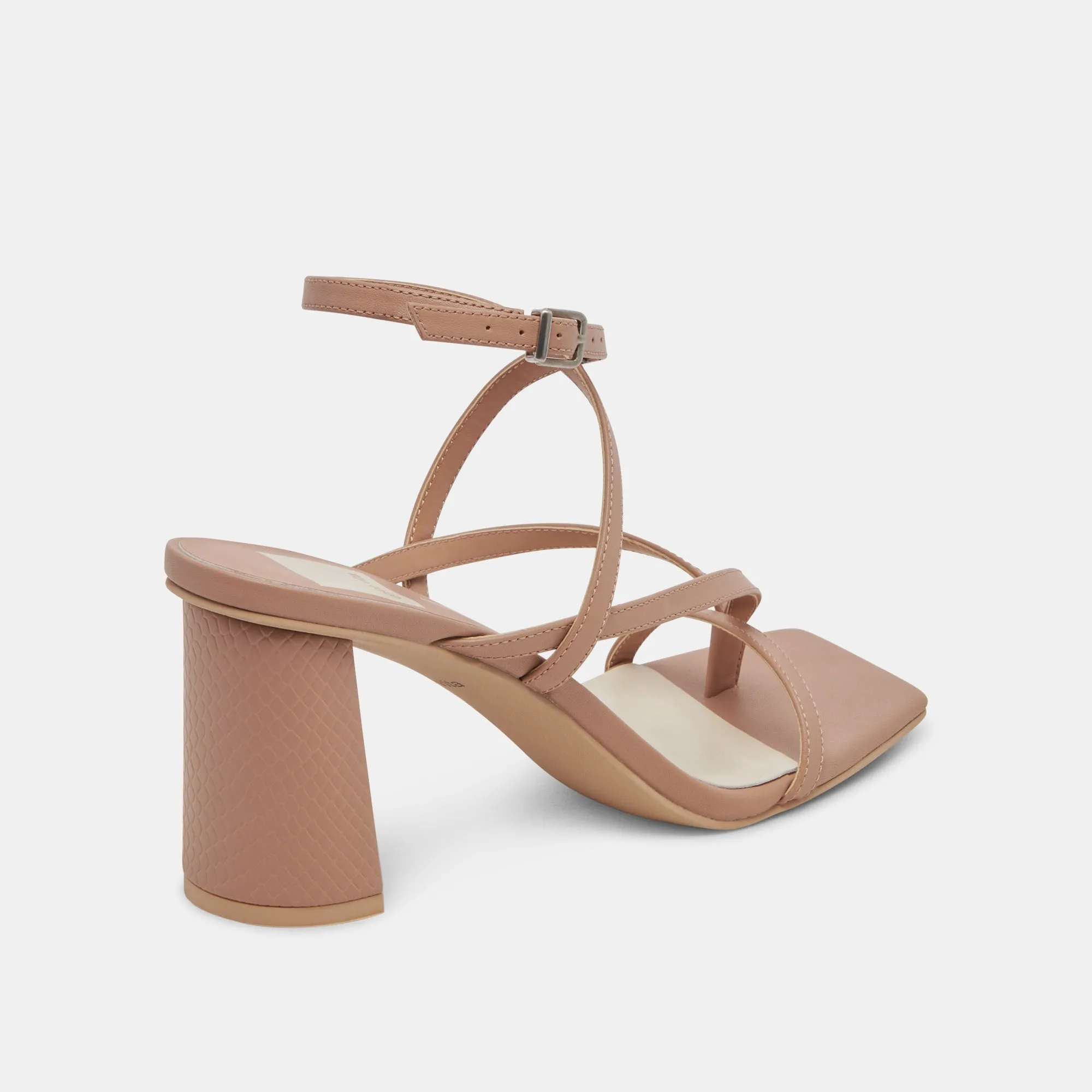 PAROO HEELS CAFE LEATHER