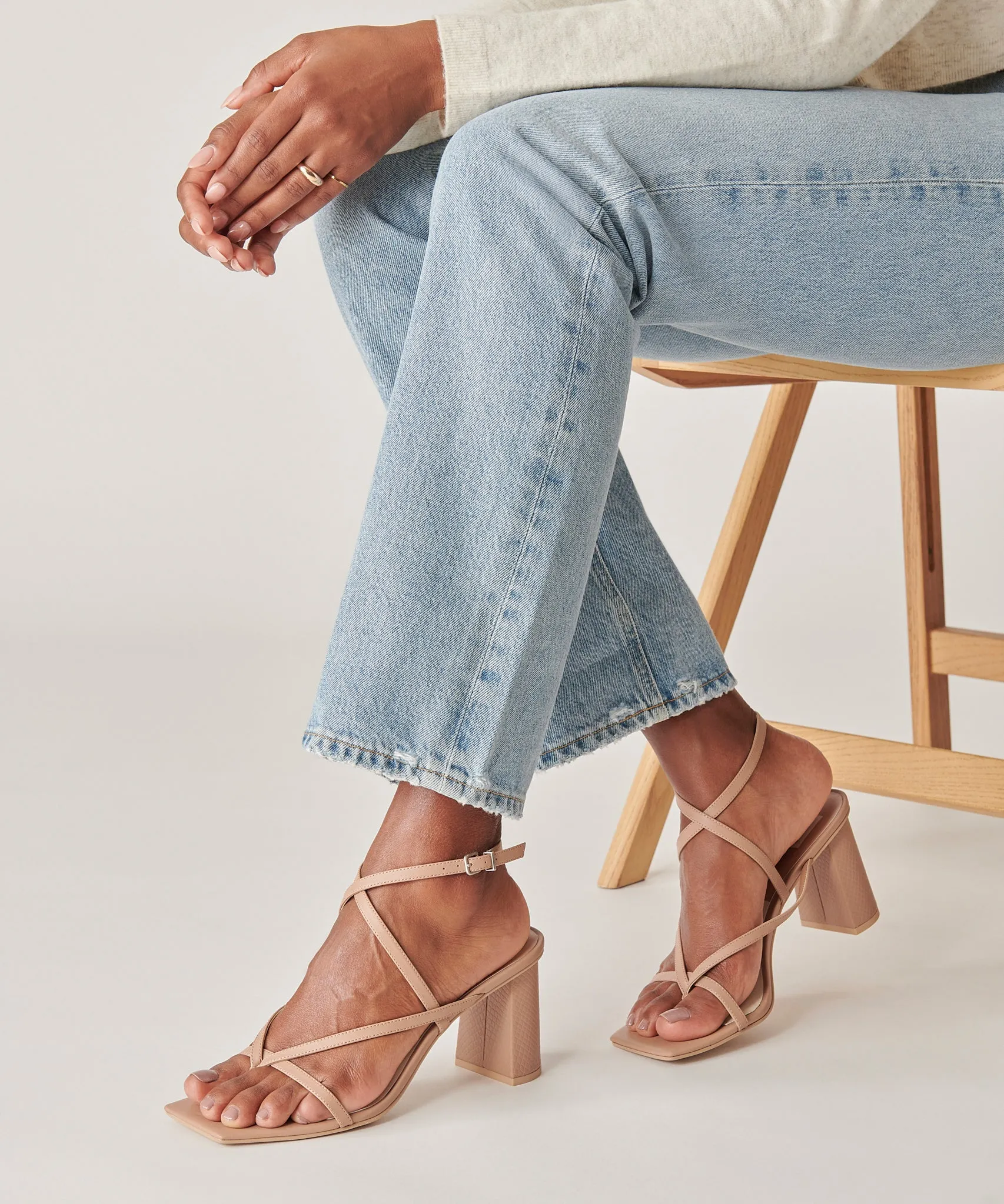 PAROO HEELS CAFE LEATHER