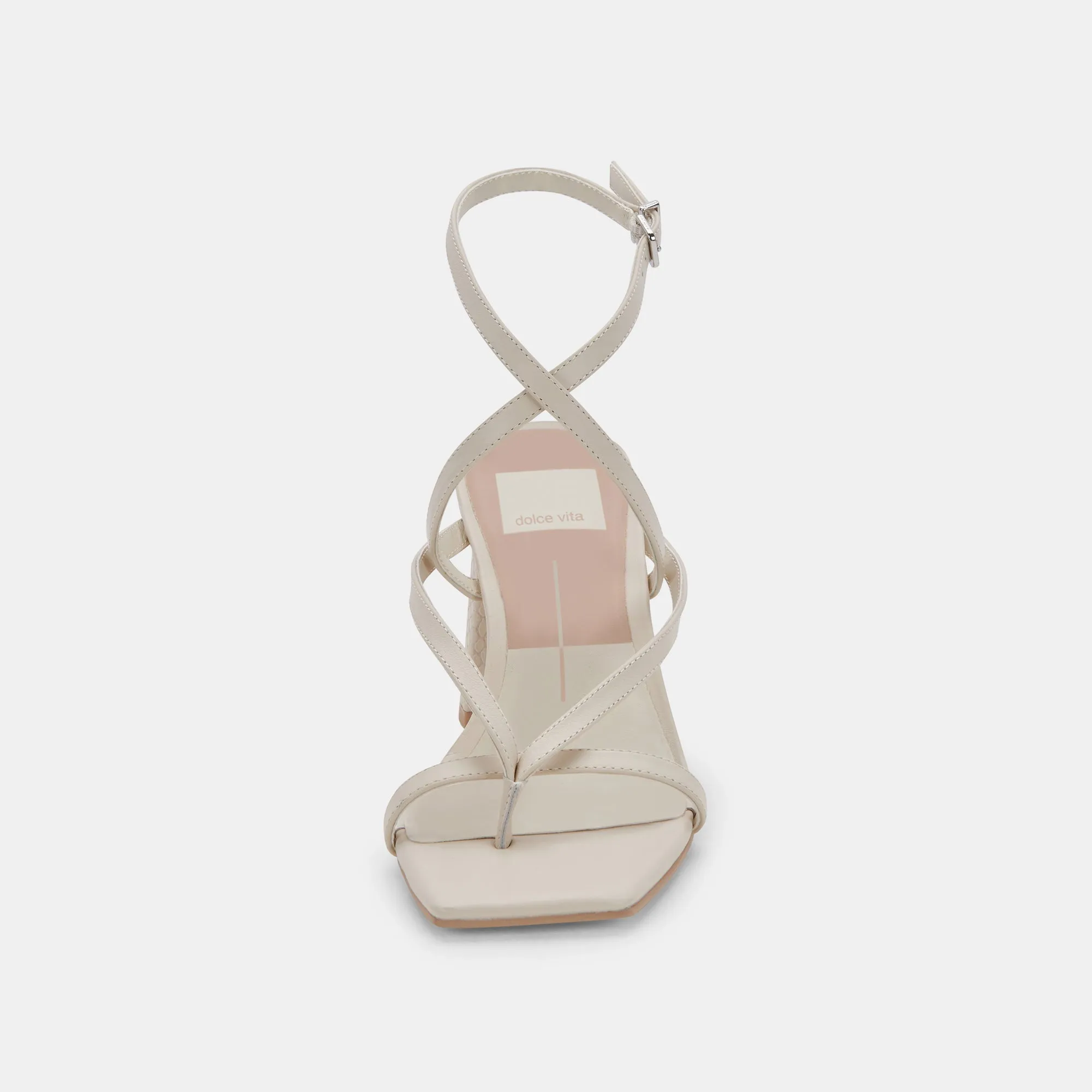 PAROO HEELS IVORY LEATHER
