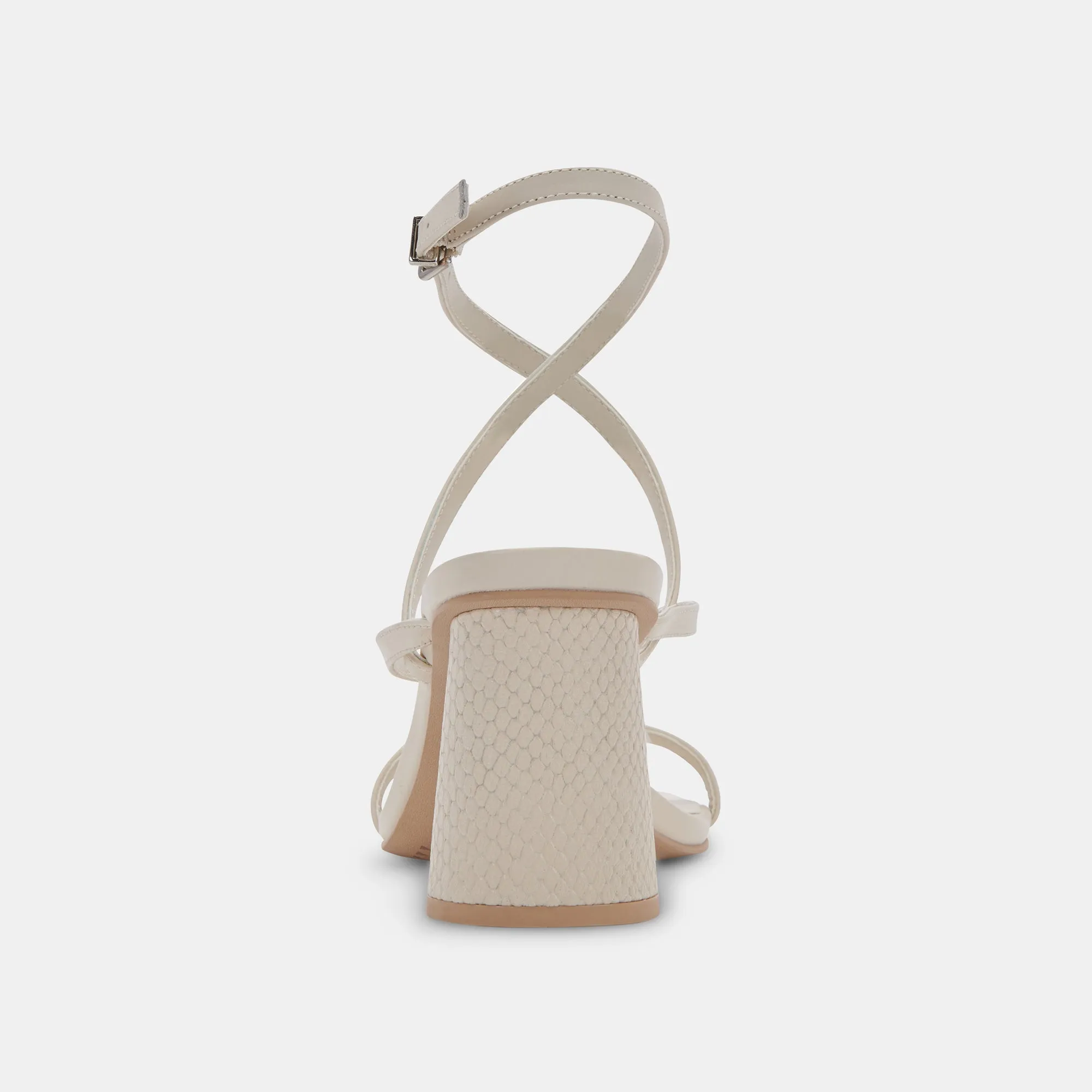 PAROO HEELS IVORY LEATHER