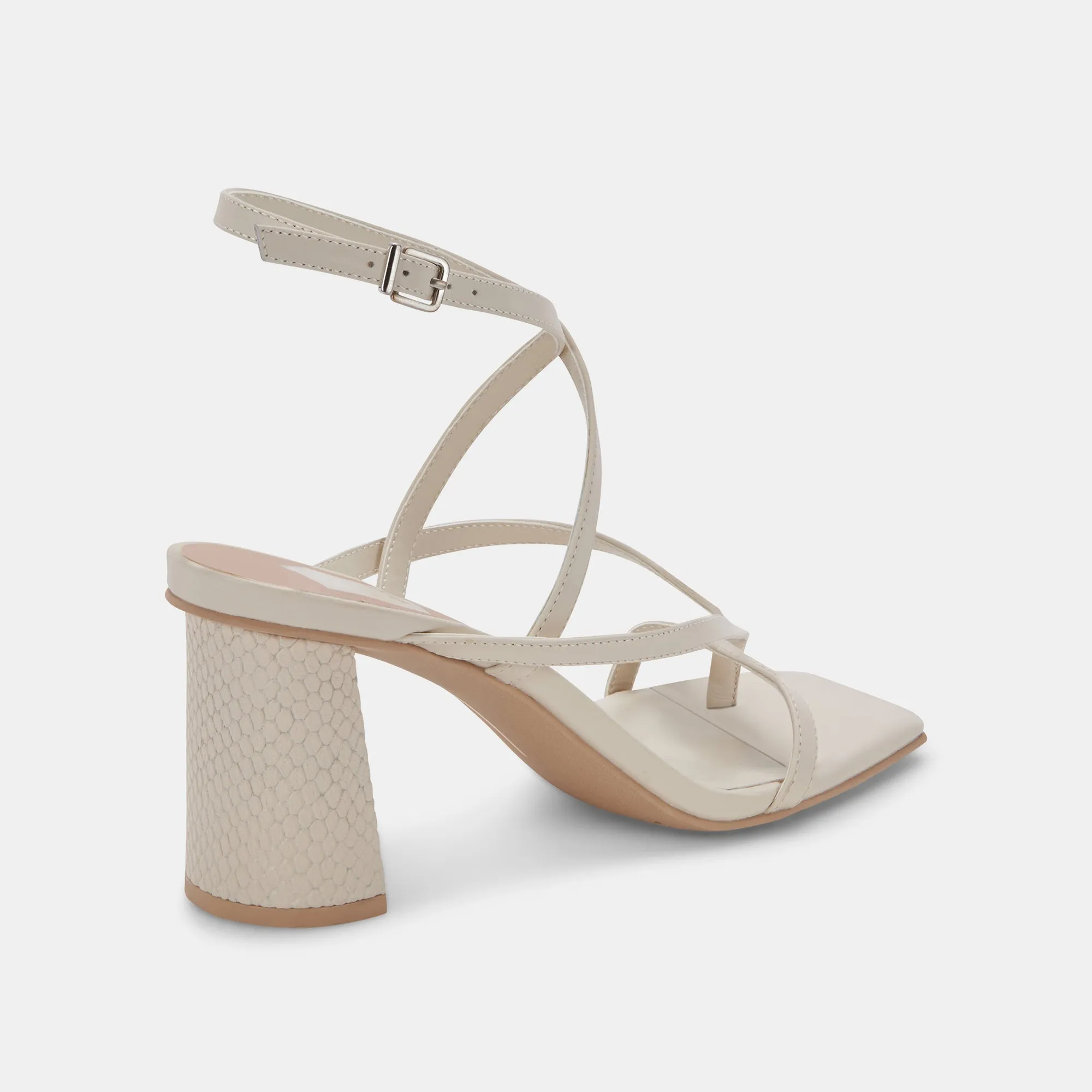 PAROO HEELS IVORY LEATHER