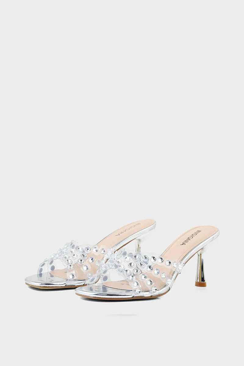 Party Wear Slip On IP0030-Silver