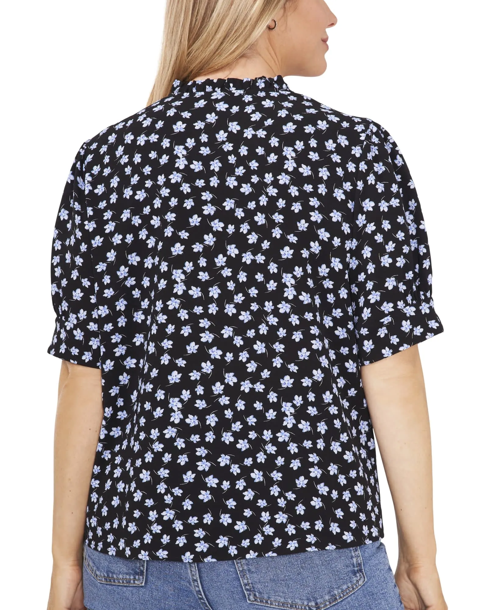 Petra Frilly V-Neck Blouse | BROOKEDITSYRB