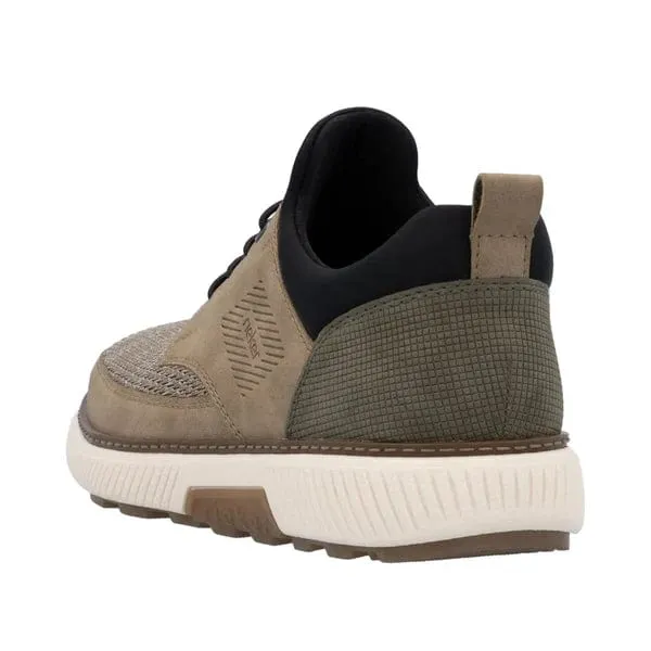 Rieker Men's Walking Sneakers- Beige