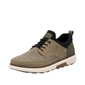 Rieker Men's Walking Sneakers- Beige