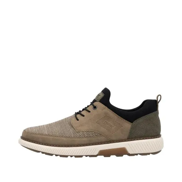 Rieker Men's Walking Sneakers- Beige