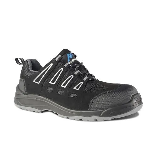 Rockfall Mens Wide (EE) Fit Lightweight Protective Toe Cap Safety Trainers (Bridgeport)