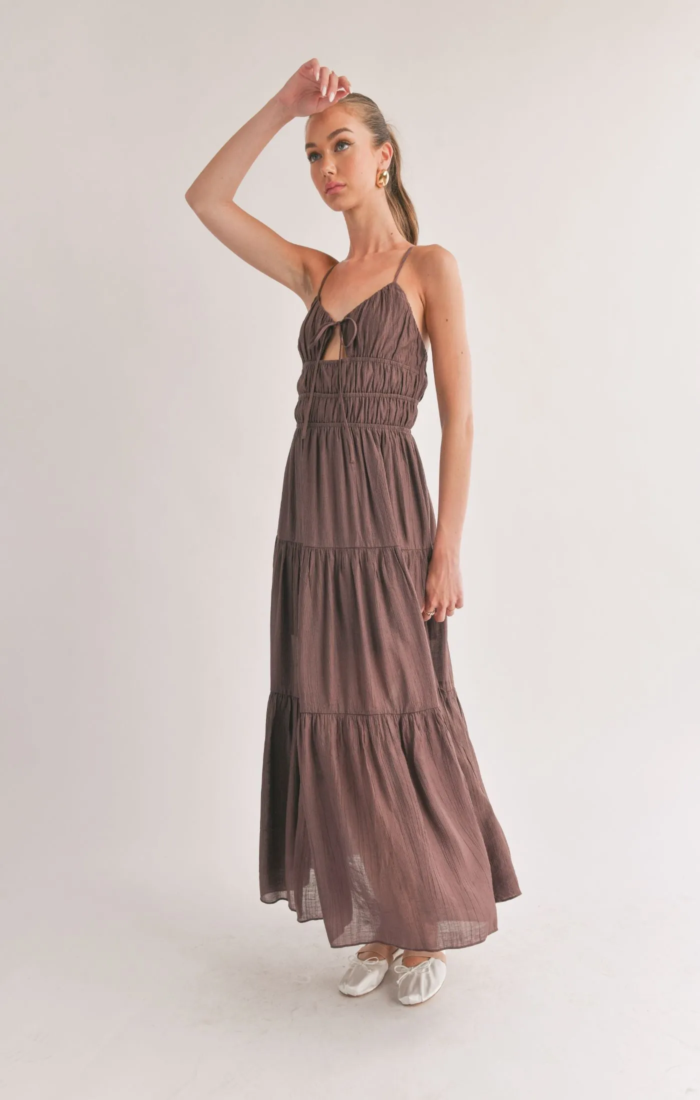 Sage the Label - Light a Fire Tiered Maxi Dress