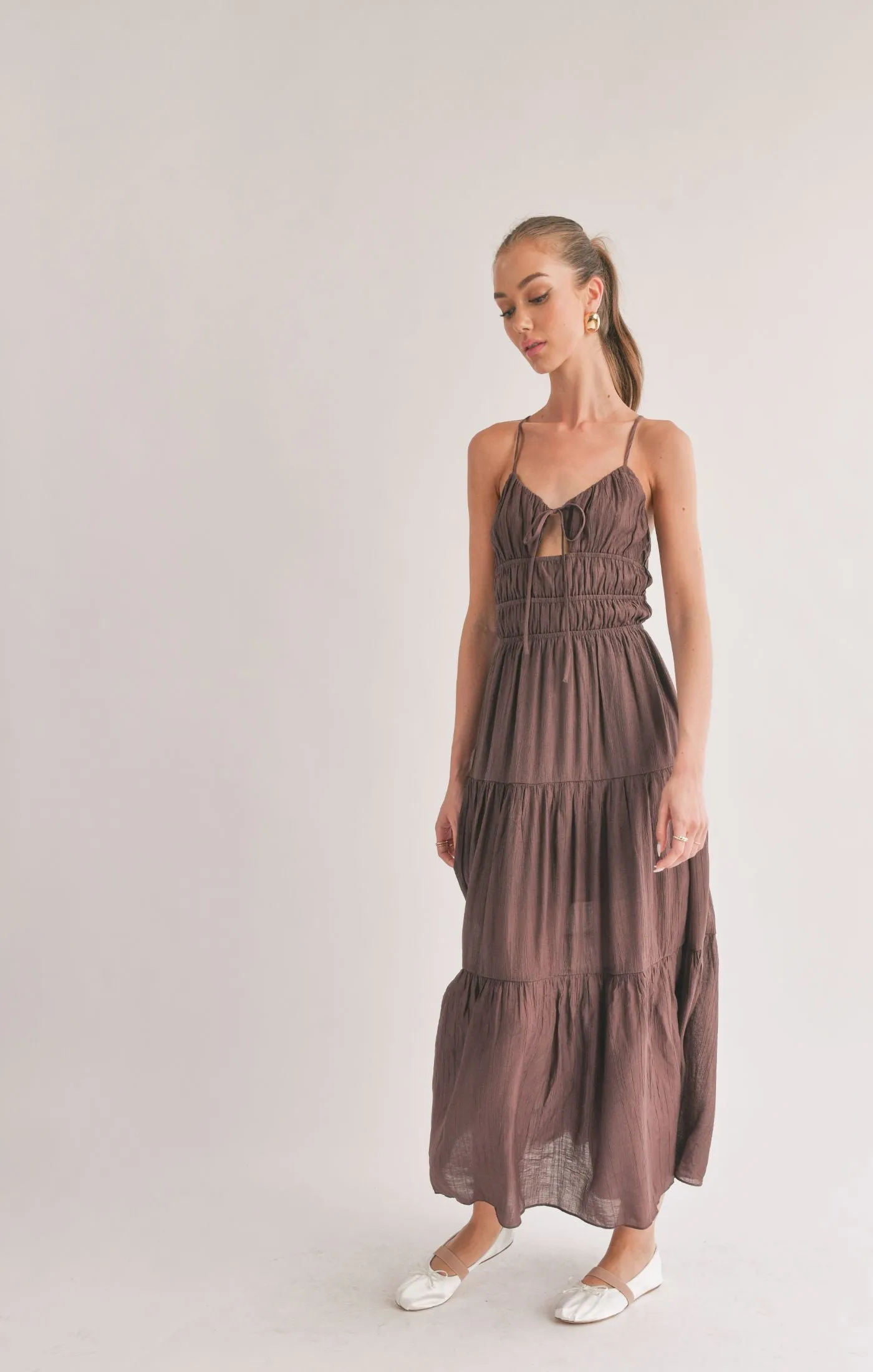 Sage the Label - Light a Fire Tiered Maxi Dress