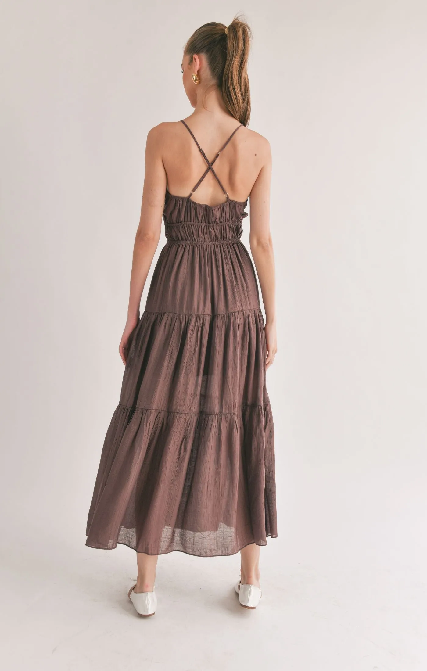 Sage the Label - Light a Fire Tiered Maxi Dress