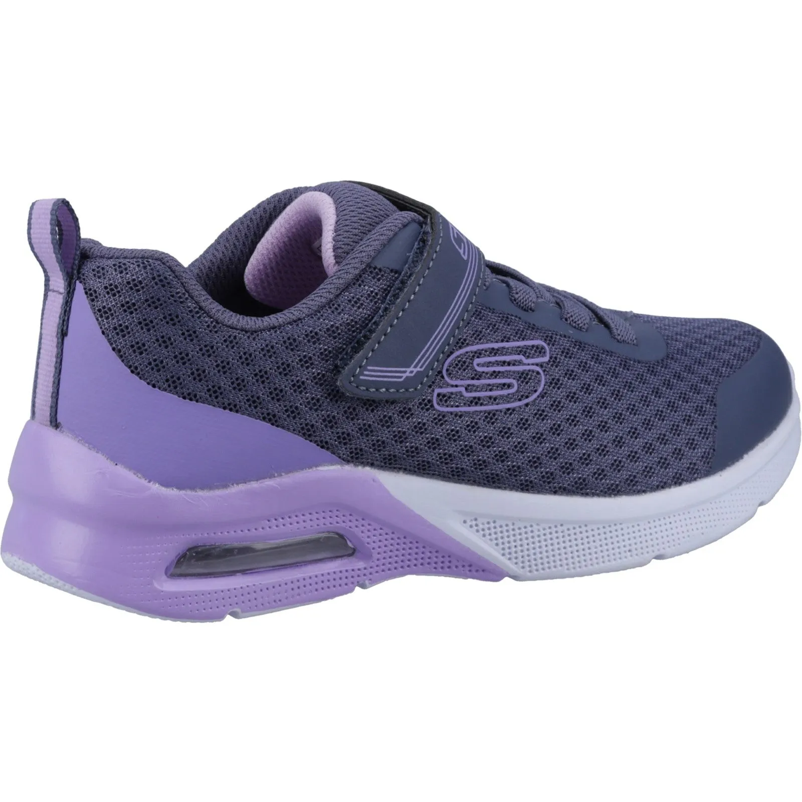 Skechers Girls Microspec Max Epic Brights Trainers - Charcoal