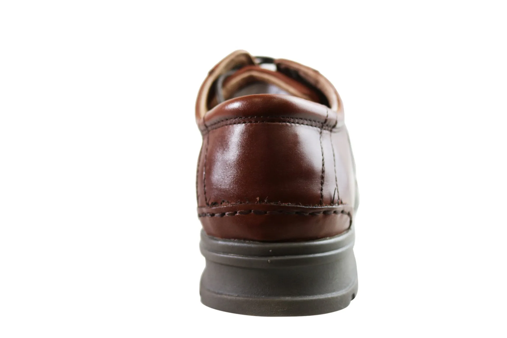 Slatters Lithgow Mens Leather Extra Wide Fit Comfortable Lace Up Shoes