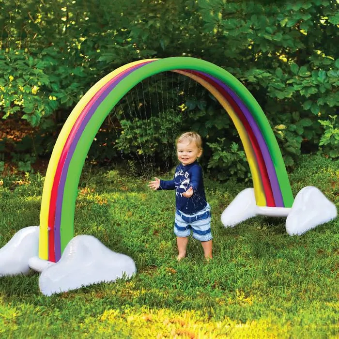 Splash Buddies Kids Rainbow Arch Outdoor Water Sprinkler