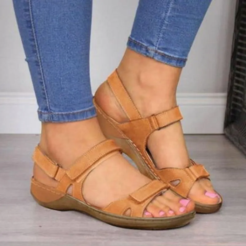 Summer Open Toe Comfortable Flat Sandals