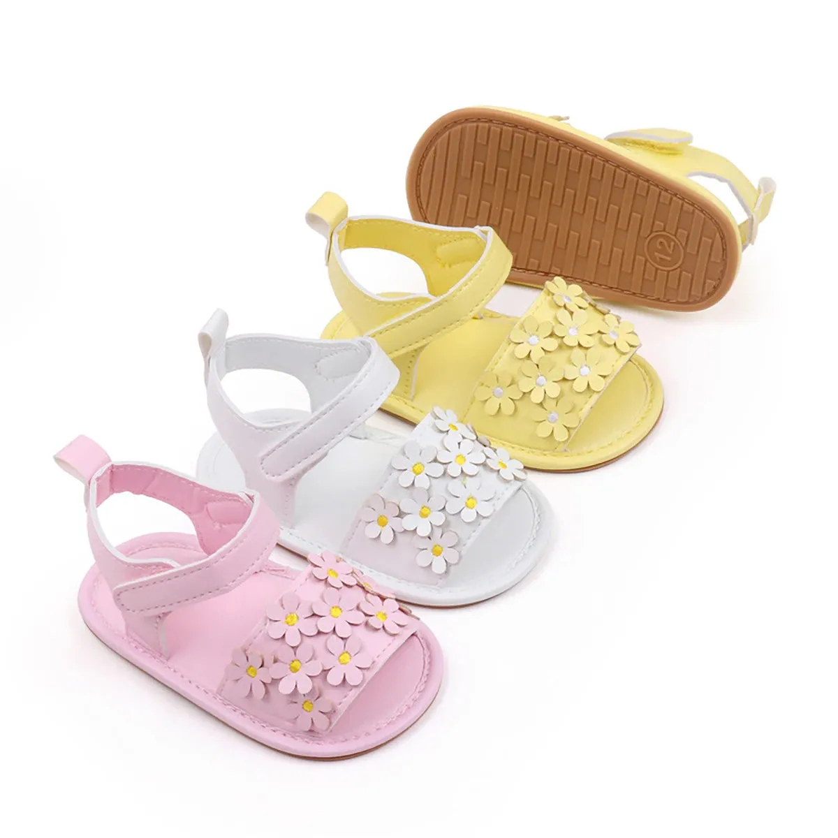 The Cute As A Daisy Sandals for Baby & Toddler Girls