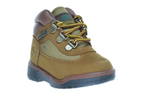 Timberland Baby Toddlers Leather And Fabric Field Boots Sundance Nubuck