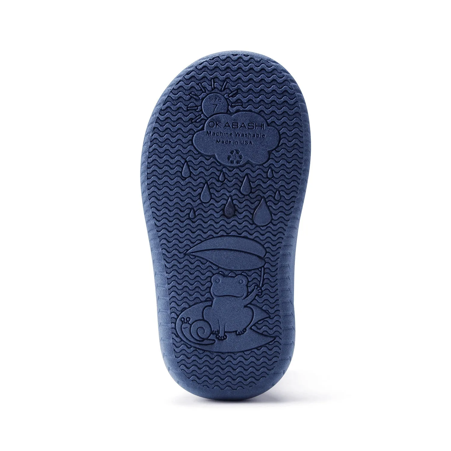 Toddler Kendall Rain Boots, Navy Sailboats