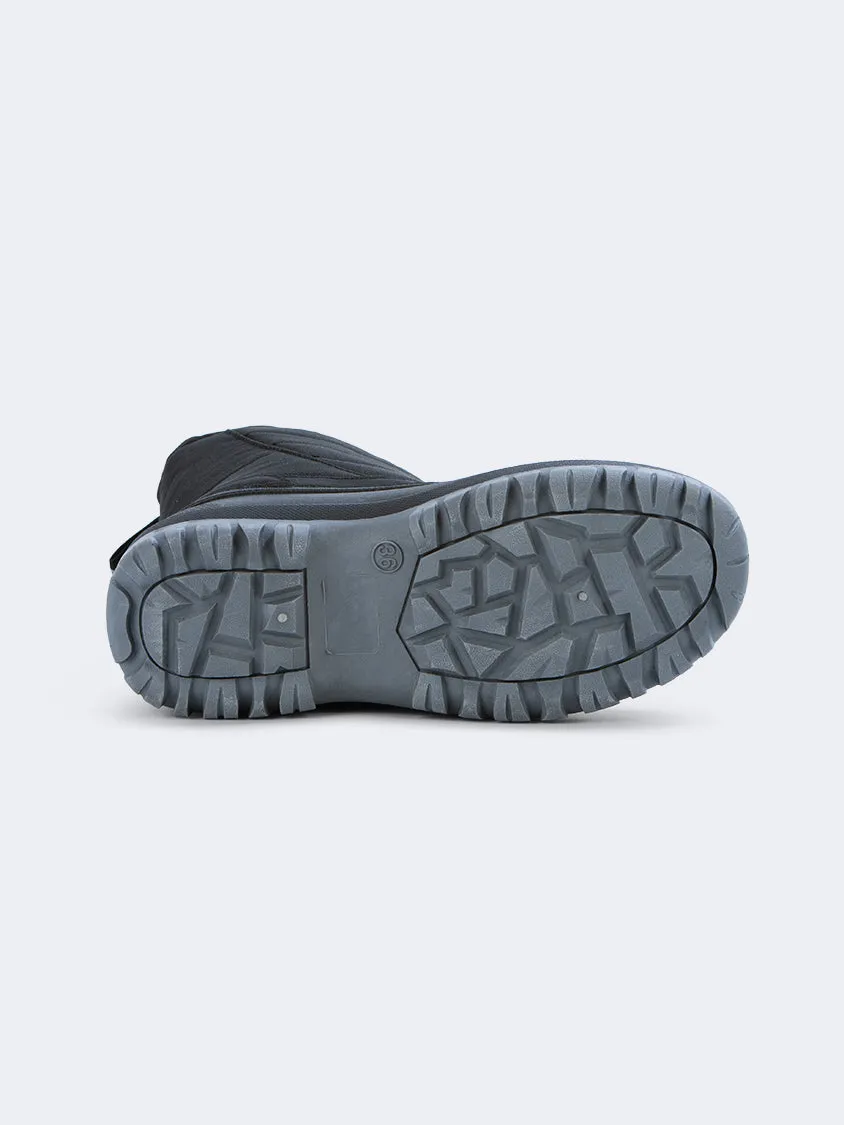 Topten Comfy Kids Skiing After Ski Boots Black/Grey