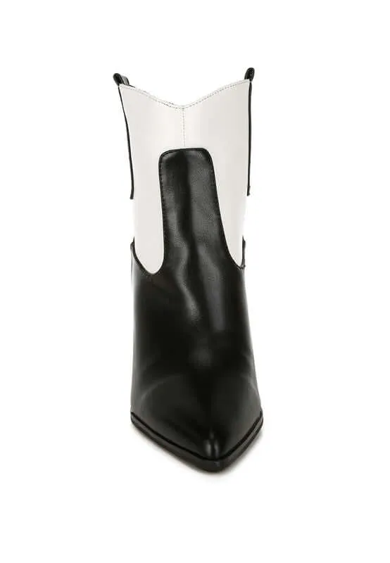 Two Tone Cowboy Boots