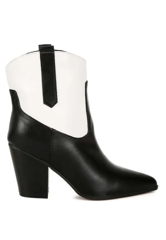 Two Tone Cowboy Boots