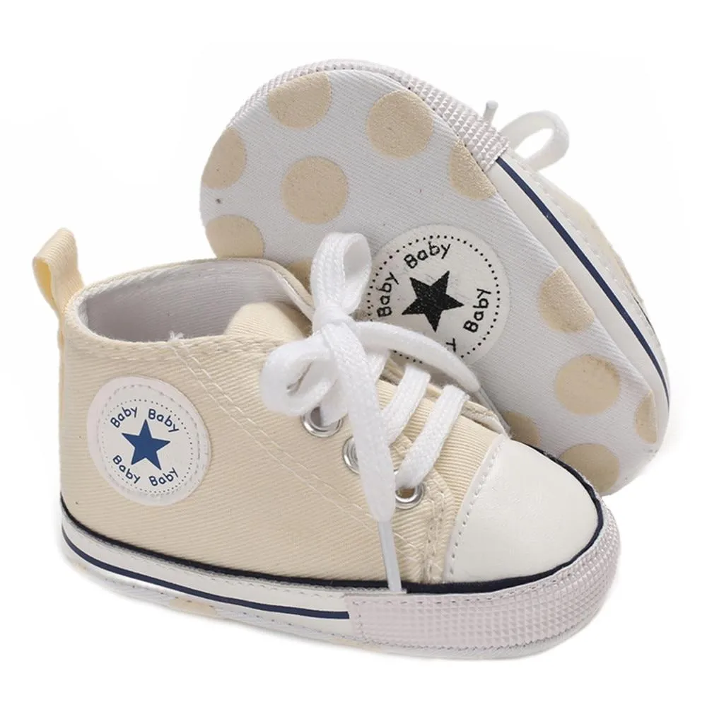 Unisex Baby Canvas Soft Anti-Slip Sole Casual Shoes