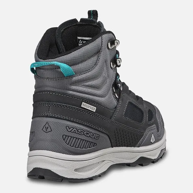 Vasque Kids Breeze AT Waterproof Hiking Boot - Grey/Teal