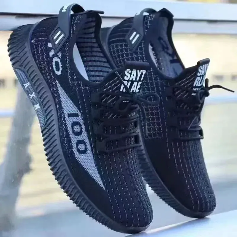 Versatile new fashionable men's shoes with mesh breathable sports running shoes and casual men's shoes