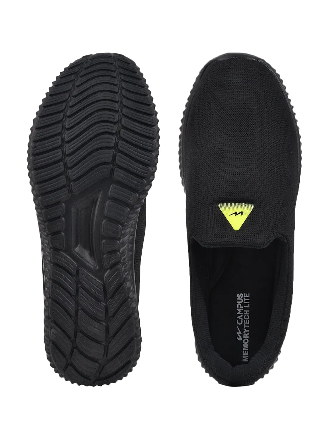WALKFIT Black Men's Casual Shoes