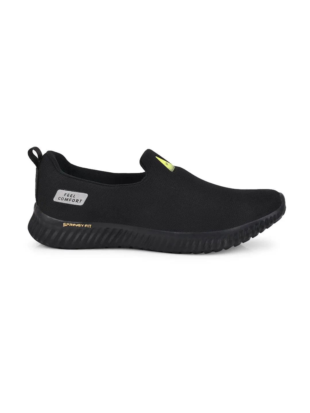 WALKFIT Black Men's Casual Shoes