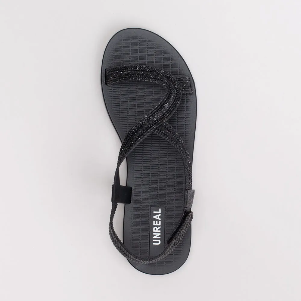 Women's Unreal Diamante A-Symmetric Sandal _ 150546